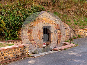 The Sainte-Quitterie Miraculous Fountain legendary location of the martyrdom in Aire-sur-l& x27;Adour