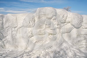 Snow Sculpture in Ste-Rose Laval