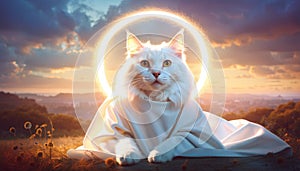 Saintly Cat: Source of Divine Affection