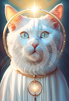Saintly Cat: Source of Divine Affection