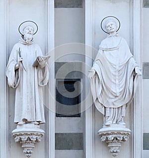 Saints Bernard of Clairvaux and Gregory the Great