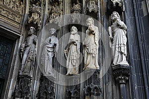 Saints at the cathedral of Cologne