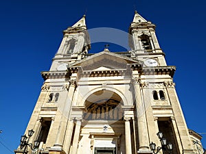 The Saints Cosmas and Damian Basilica (Basilica Santi Medici Cosma e Damiano) in Alberobello, ITALY