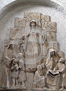 Saints Lioba of Tauberbischofsheim, Walburga of Heidenheim and Thekla of Kitzingen photo