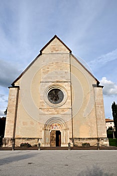 Trentino church front view photo