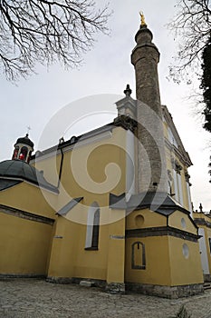 Saints Peter and Paul Cathedral or also called Kamianets-Podilskyi Cathedral, located in Kamianets-Podilskyi city, in historic