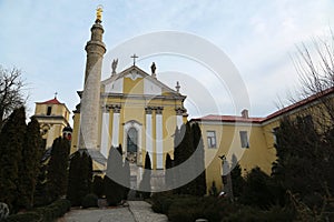 Saints Peter and Paul Cathedral in Kamianets-Podilskyi city, Ukraine