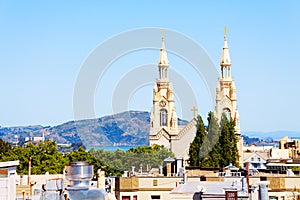 Saints Peter and Paul Church in San Francisco