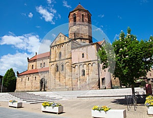 Saints-Pierre-et-Paul church in Rosheim, Alsace, France