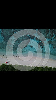 Saipan beach clear water