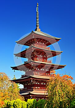 Saisho-in Pagoda in Hirosaki, Japan photo