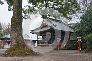 Washinomiya Shrine in Kuki, Saitama, Japan. The Shrine was a history of over 2000 years and Anime