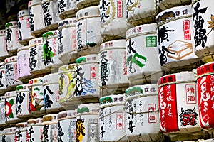 Sake Barrels