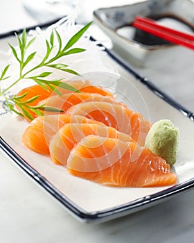 Sake sashimi photo