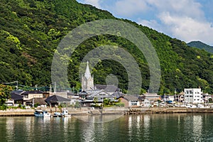 Sakitsu Church in Amakusa , Kyushu, Japan