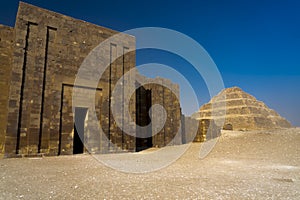 Sakkara Pyramid known as Step Pyramid first pyramid of Egypt