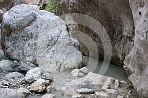 Saklikent gorge in Fethiye, Turkey.