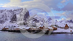 Sakrisoy fishing villiage at Lofoten islands, Norway