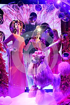 Saks Fifth Avenue magical Theater of Dreams themed 2018 ultimate light show