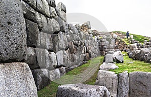 Saksaywaman Ruin in Peru photo
