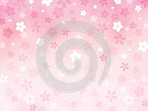 Sakura background material