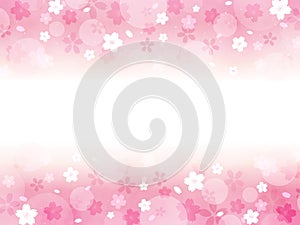 Sakura background material