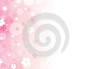 Sakura background material