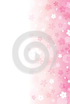 Sakura background material