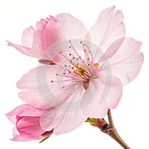 Sakura Flower isolated on white background