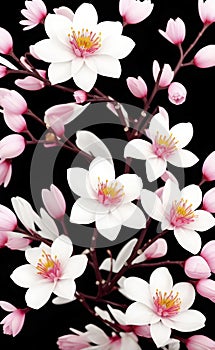 sakura flowers in spring season for background