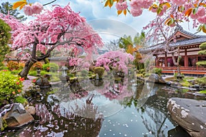 Sakura Matsuri: Tranquil Beauty in a Japanese Garden photo