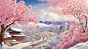 Sakura and Snow - The Changing Seasons of Japan