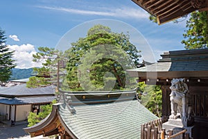 Sakurayama Hachimangu shrine. a famous historic site in Takayama, Gifu, Japan