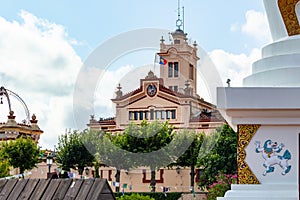 Sakya Tashi Ling monastery in Garraf, Barcelona, Spain.