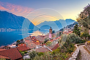 Sala Comacina, Como, Italy Town on Lake Como photo