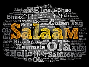 SALAAM Hello Greeting in Persian,Farsi
