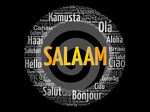 SALAAM! Hello Greeting in Persian,Farsi photo