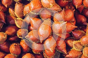 Salacca wallichiana in a fruit shop