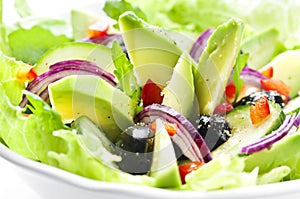 Salad with Avocado photo