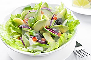 Salad with Avocado photo