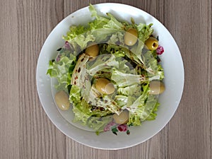 Salad ball for lunch - healthy meal photo