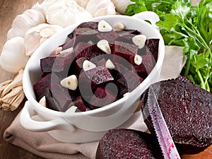 Salad with beet