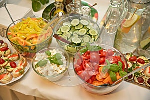 Salad buffet - a series of RESTAURANT images