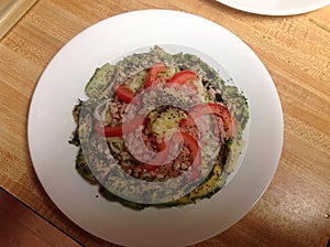 Salad with chia photo