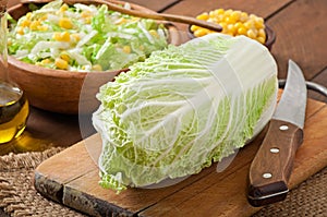 Salad from Chinese cabbage