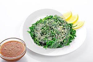 Salad Chuka, Chuka seaweed, walnut sauce , sesame seeds