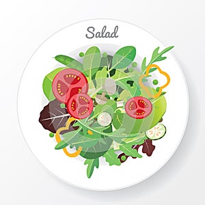 Salad dish