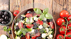 Salad with feta