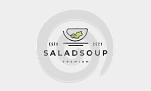 salad food logo vector design illustration