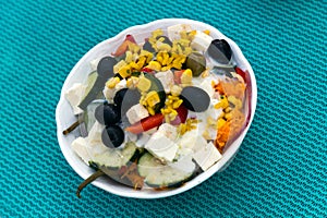 Salad, greek Style, mediterranean Style, with Cheese